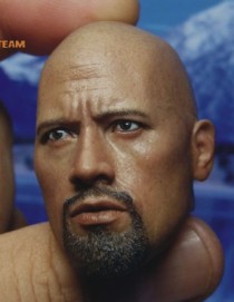 BELET Dwayne Johnson The Rock furious 7 1/6TH Scale Head Sculpt