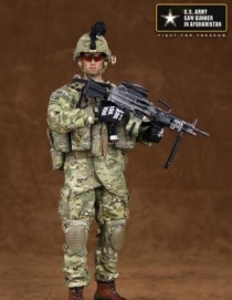 Crazy Dummy U.S. Army Saw Gunner Afghanistan 1/6TH Scale Figure