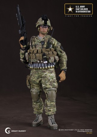 Crazy Dummy U.S. Army ISAF Soldier Afghanistan 1/6TH Scale Figure