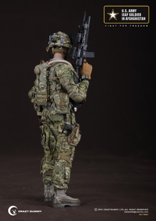 Crazy Dummy U.S. Army ISAF Soldier Afghanistan 1/6TH Scale Figure