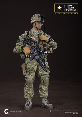 Crazy Dummy U.S. Army ISAF Soldier Afghanistan 1/6TH Scale Figure