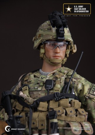 Crazy Dummy U.S. Army ISAF Soldier Afghanistan 1/6TH Scale Figure