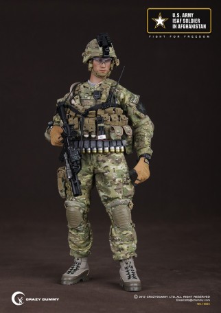 Crazy Dummy U.S. Army ISAF Soldier Afghanistan 1/6TH Scale Figure