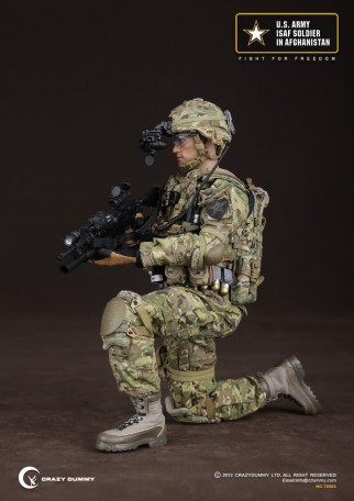 Crazy Dummy U.S. Army ISAF Soldier Afghanistan 1/6TH Scale Figure