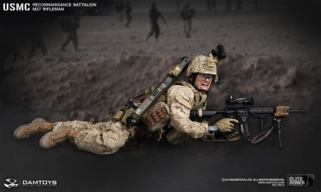 DAM USMC RECONNAISSANCE BATTALION M27 RIFLEMAN