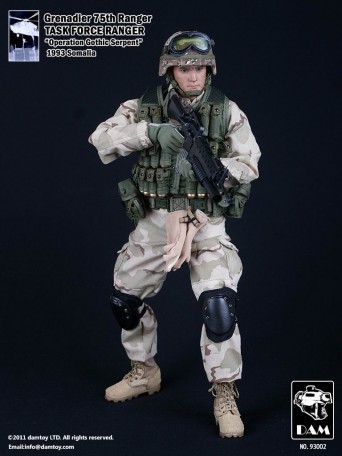 DAM GRENADIER 75TH RANGER (Black Hawk Down) 1/6TH Scale Figure