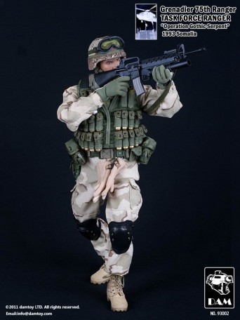 DAM GRENADIER 75TH RANGER (Black Hawk Down) 1/6TH Scale Figure