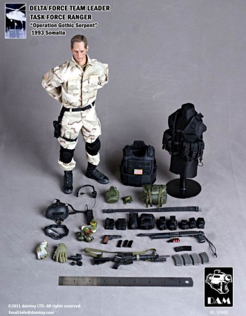 DAM DELTA FORCE TEAM LEADER (Black Hawk Down) 1/6TH Scale Figure