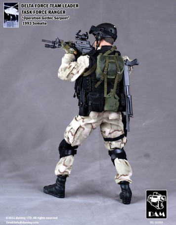 DAM DELTA FORCE TEAM LEADER (Black Hawk Down) 1/6TH Scale Figure