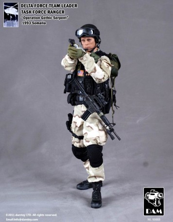 DAM DELTA FORCE TEAM LEADER (Black Hawk Down) 1/6TH Scale Figure