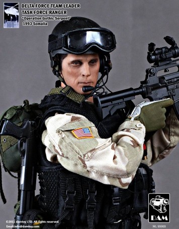 DAM DELTA FORCE TEAM LEADER (Black Hawk Down) 1/6TH Scale Figure