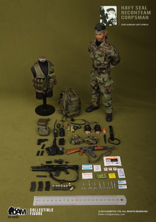 DAM NAVY SEAL RECONTEAM CORPSMAN (Tears of the Sun) 1/6TH Scale Figure