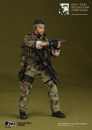 DAM NAVY SEAL RECONTEAM CORPSMAN (Tears of the Sun) 1/6TH Scale Figure