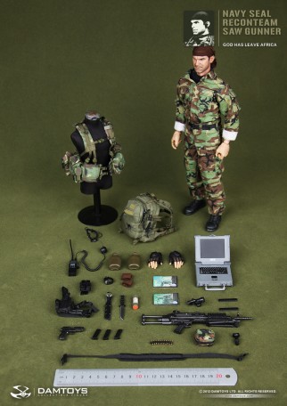 DAM NAVY SEAL SAW GUNNER (Tears of the Sun) 1/6TH Scale Figure