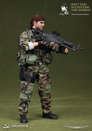 DAM NAVY SEAL SAW GUNNER (Tears of the Sun) 1/6TH Scale Figure