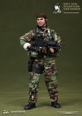 DAM NAVY SEAL SAW GUNNER (Tears of the Sun) 1/6TH Scale Figure