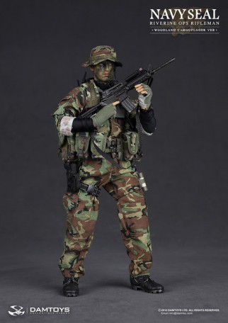 DAM NAVY SEAL Riverine Ops Rifleman woodland Ver