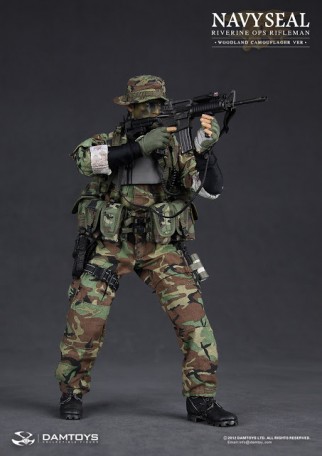 DAM NAVY SEAL Riverine Ops Rifleman woodland Ver