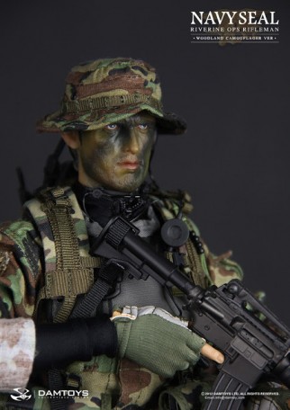 DAM NAVY SEAL Riverine Ops Rifleman woodland Ver