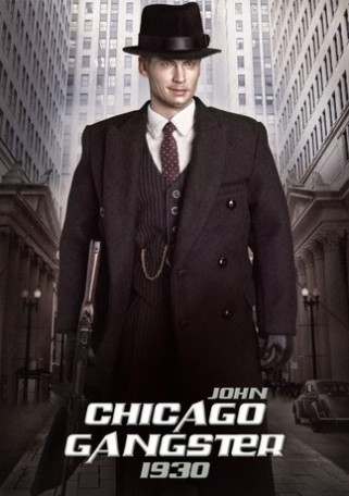 DID Chicago Gangster 1930 1/6TH Scale Action Figure