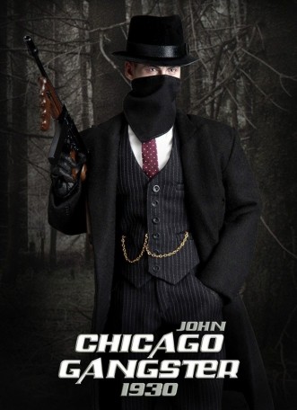 DID Chicago Gangster 1930 1/6TH Scale Action Figure