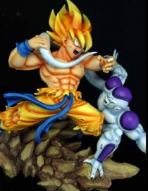 Dragonball GOKU VS FREEZA BATTLE SCENE Resin Statue