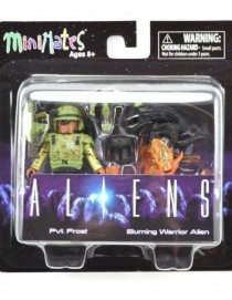 Diamond Select Aliens Minimates Frost with Burning Alien