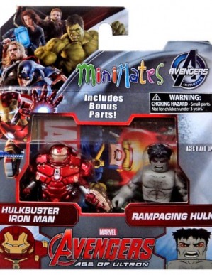 Diamond Select Marvel Minimates Hulkbuster and Rampaging Hulk