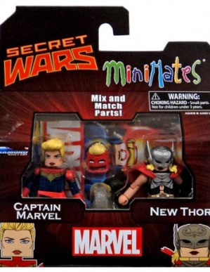 Diamond Select Marvel Minimates Captain Marvel and New Thor