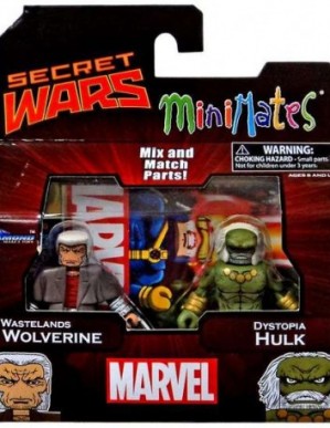 Diamond Select Marvel Minimates Wastelands Wolverine and Dystopia Hulk