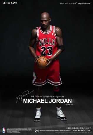 Enterbay Michael Jordan #23 (Series 1 Road Edition) 1/6TH Scale Figure