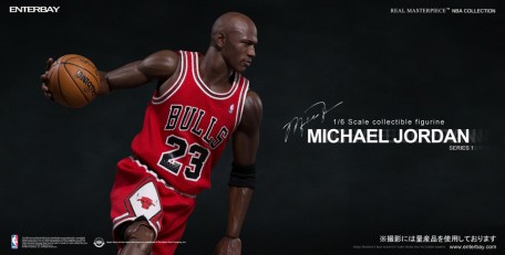 Enterbay Michael Jordan #23 (Series 1 Road Edition) 1/6TH Scale Figure