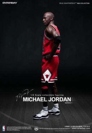 Enterbay Michael Jordan #23 (Series 1 Road Edition) 1/6TH Scale Figure