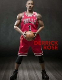Enterbay NBA Collection Derrick Rose 1/6TH Scale Figure