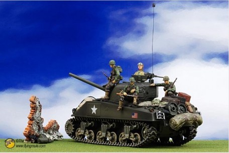 Forces of Valor 80235 1:32 U.S. M4A3 SHERMAN Tank