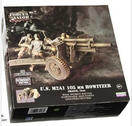 Forces of Valor 81013 1:32 U.S. M2A1 105 MM HOWITZER