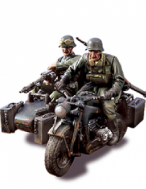 Forces of Valor 82008 1:32 GERMAN ZÜNDAPP KS 750 SIDE CAR