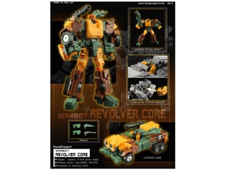 Fansproject Warbot WB0004 Revolver Robot Figure