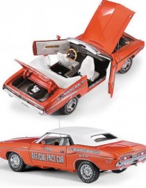 Franklin Mint 1:24 1971 Dodge Challenger Indy Pace Car Diecast