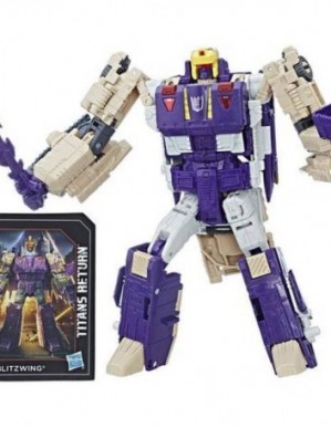 Hasbro Transformers Titans Return Voyager Class Hazard and Blitzwing