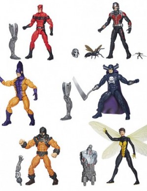 Hasbro Ant-Man Marvel Legends Action Figures Wave 1 Set of 6