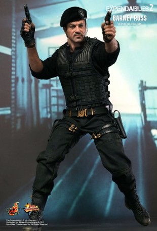 Hot Toys THE EXPENDABLES 2 BARNEY ROSS 1/6TH Scale Figure