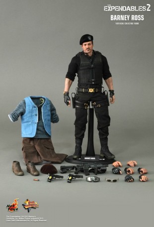 Hot Toys THE EXPENDABLES 2 BARNEY ROSS 1/6TH Scale Figure