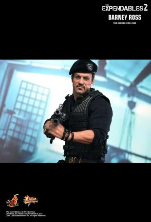 Hot Toys THE EXPENDABLES 2 BARNEY ROSS 1/6TH Scale Figure