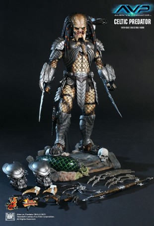 Hot Toys ALIEN VS. PREDATOR CELTIC PREDATOR 1/6TH SCALE FIGURE