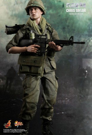 Hot Toys PLATOON CHRIS TAYLOR 1/6TH Scale Action Figure