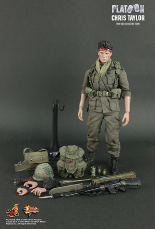 Hot Toys PLATOON CHRIS TAYLOR 1/6TH Scale Action Figure