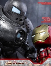Hot Toys Iron Man Mark III and Iron Monger Cosbaby