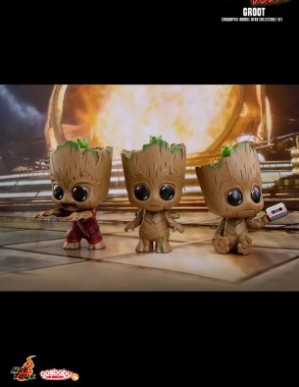 Hot Toys GOTG VOL.2 GROOT COSBABY SET