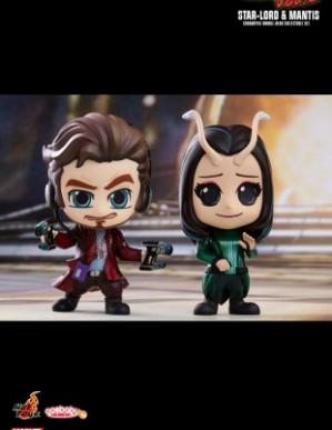 Hot Toys GOTG VOL.2 STAR-LORD and MANTIS COSBABY SET